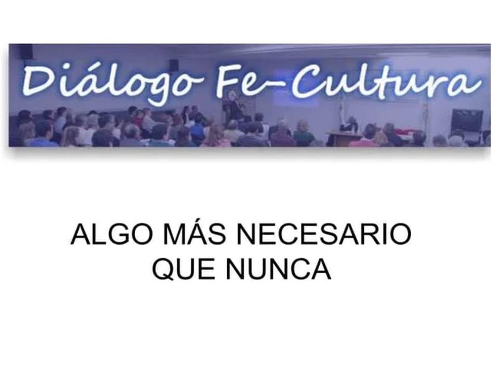 diálogo fe-cultura