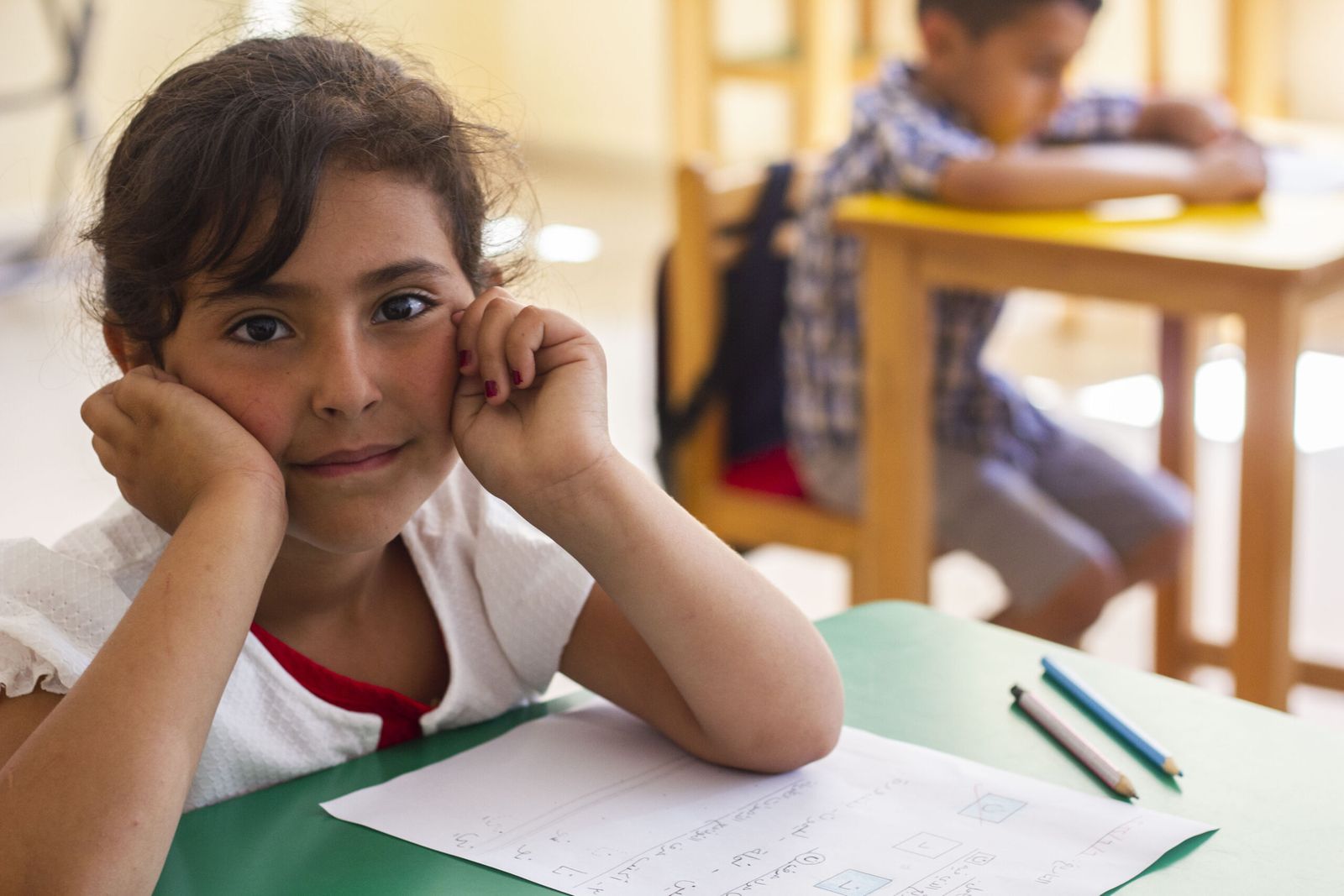Una de las niñas que participa del Proyecto Fratelli