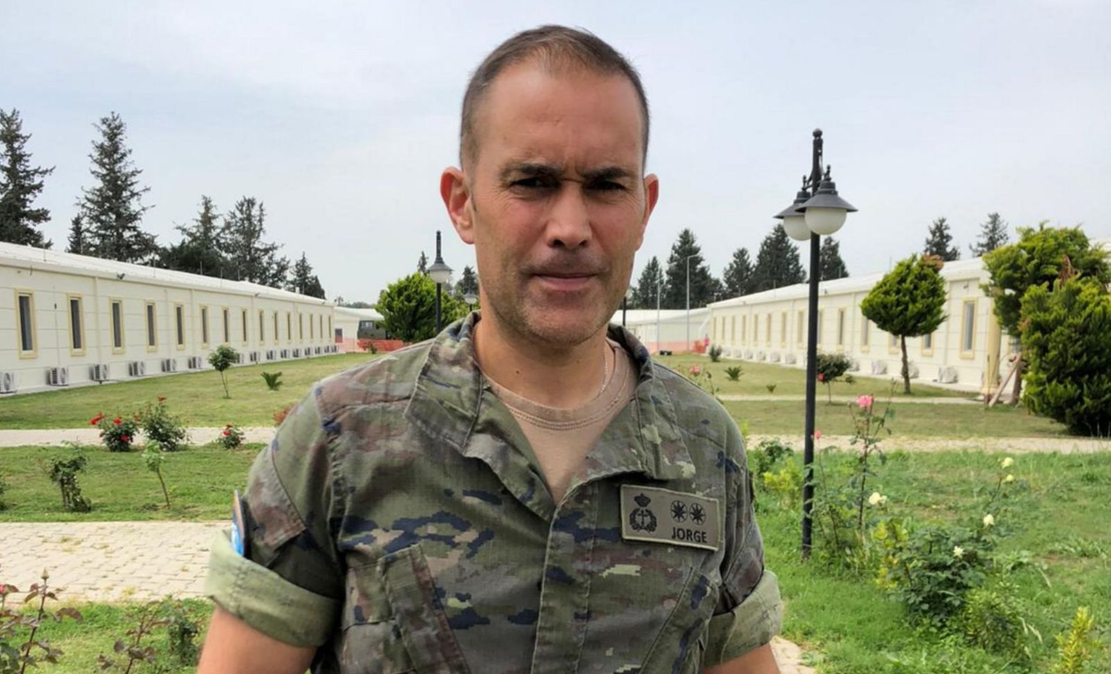 El padre Jorge David Lorenzo, capellán militar en misión en Turquía