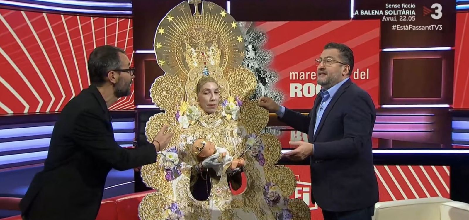 Parodia de la Virgen del Rocío en TV3