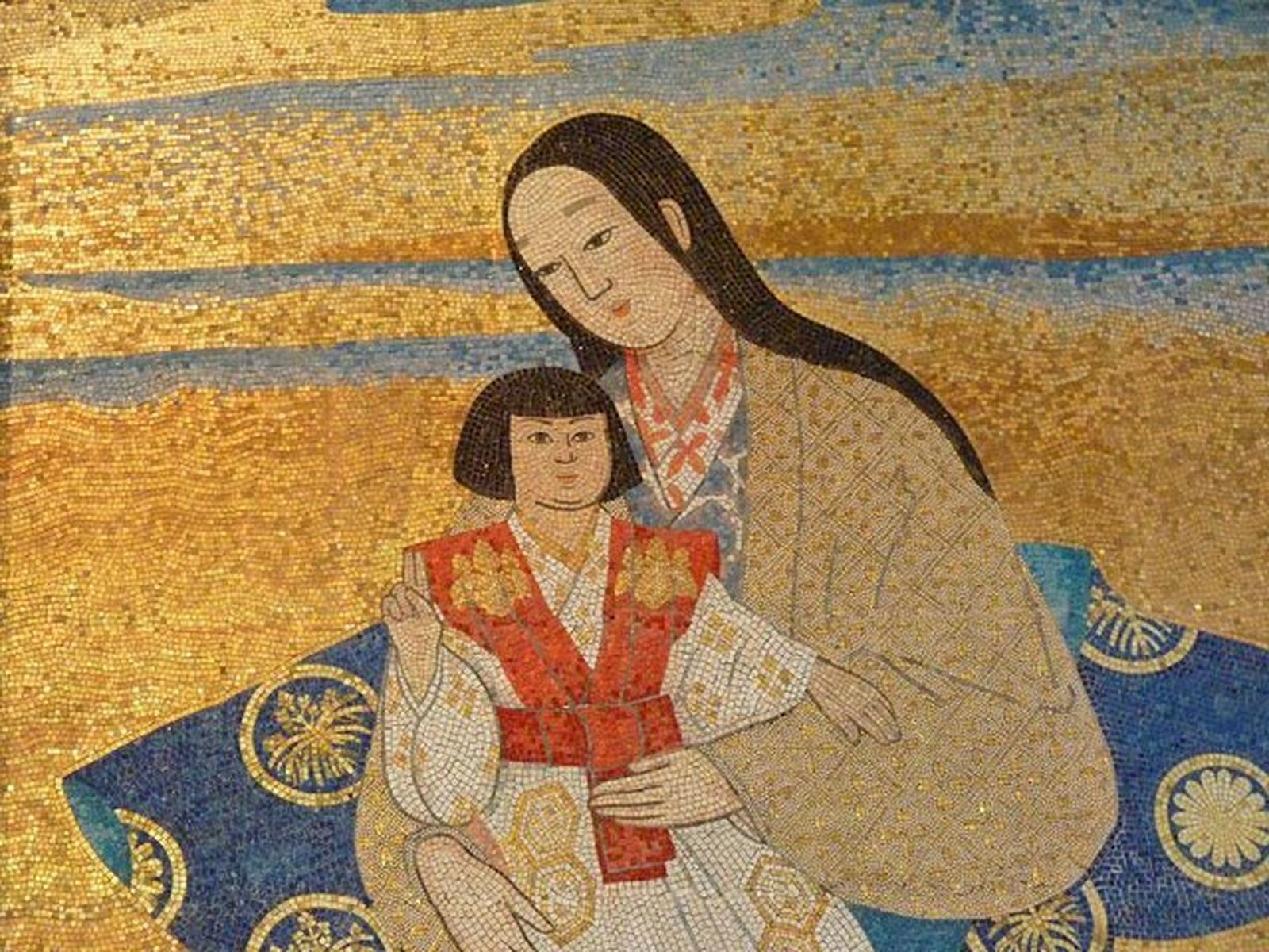 Virgen y Niño japonés
