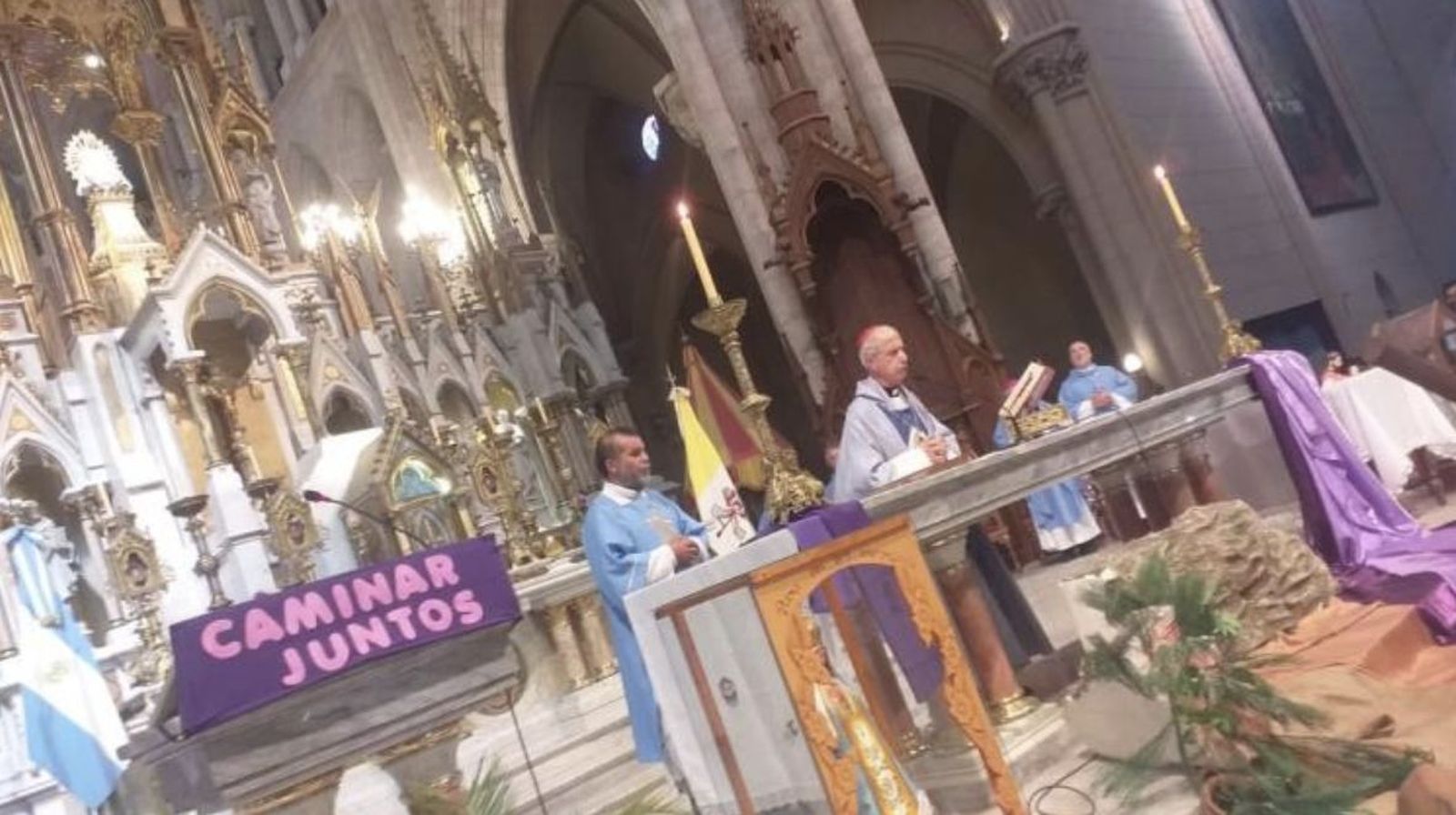 Obispos argentinos por el Papa, en Luján