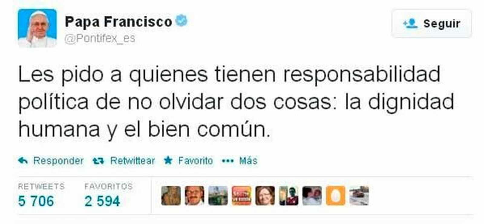 Compromiso político del Papa Francisco