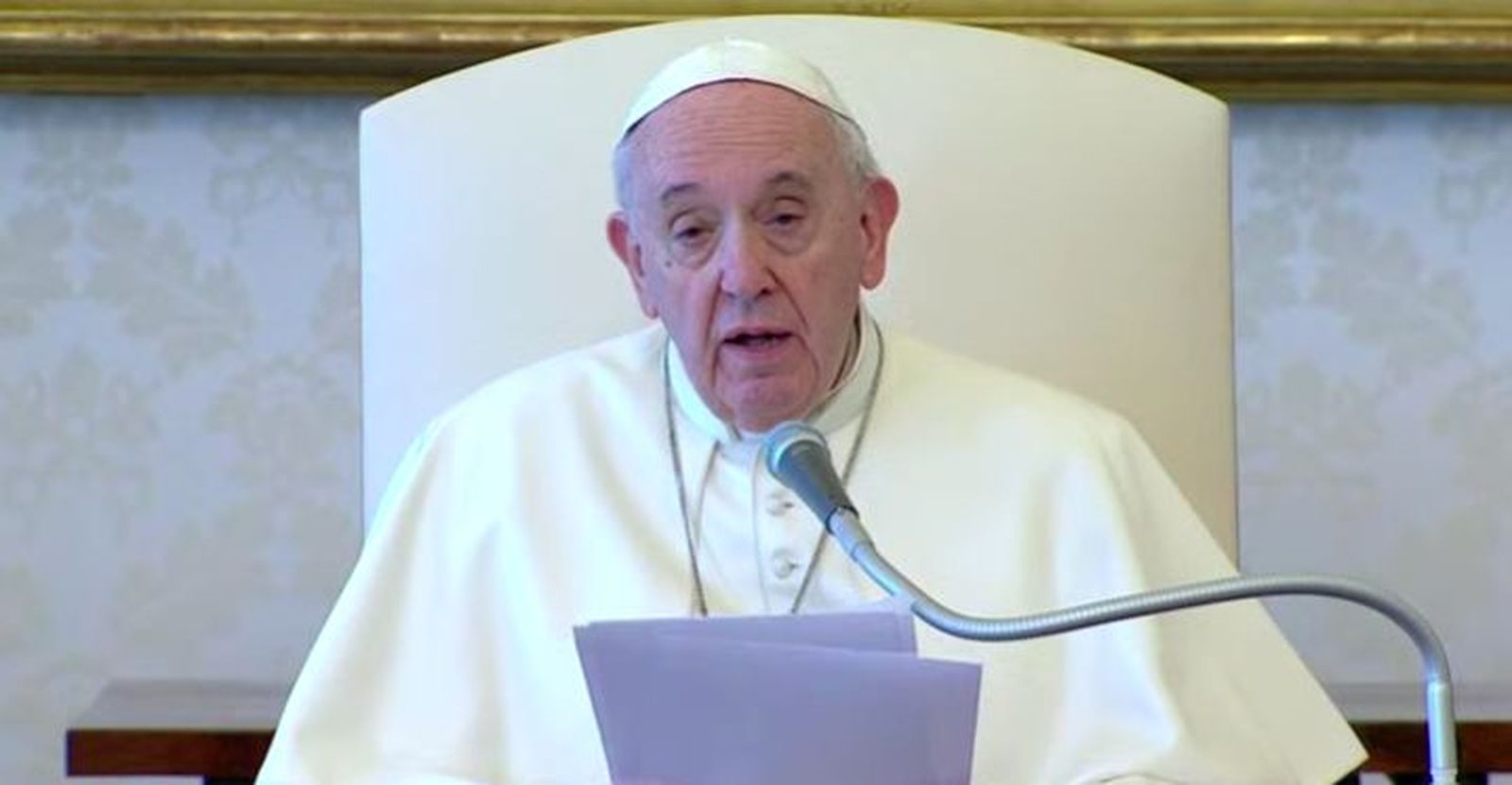 Palabras del papa en la audiencia