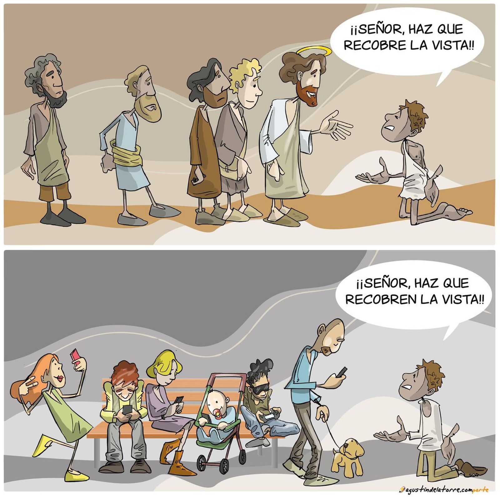 Una sociedad que mira en una única dirección es una sociedad ciega