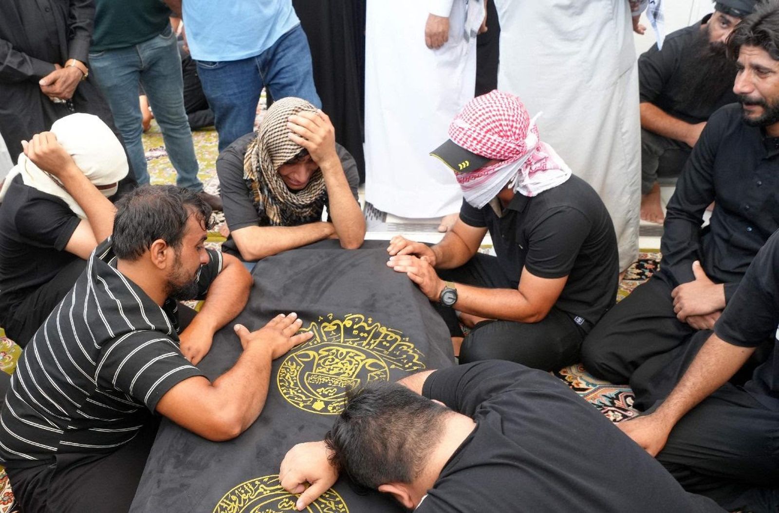 Víctima del incendio en un hipermercado Irak
