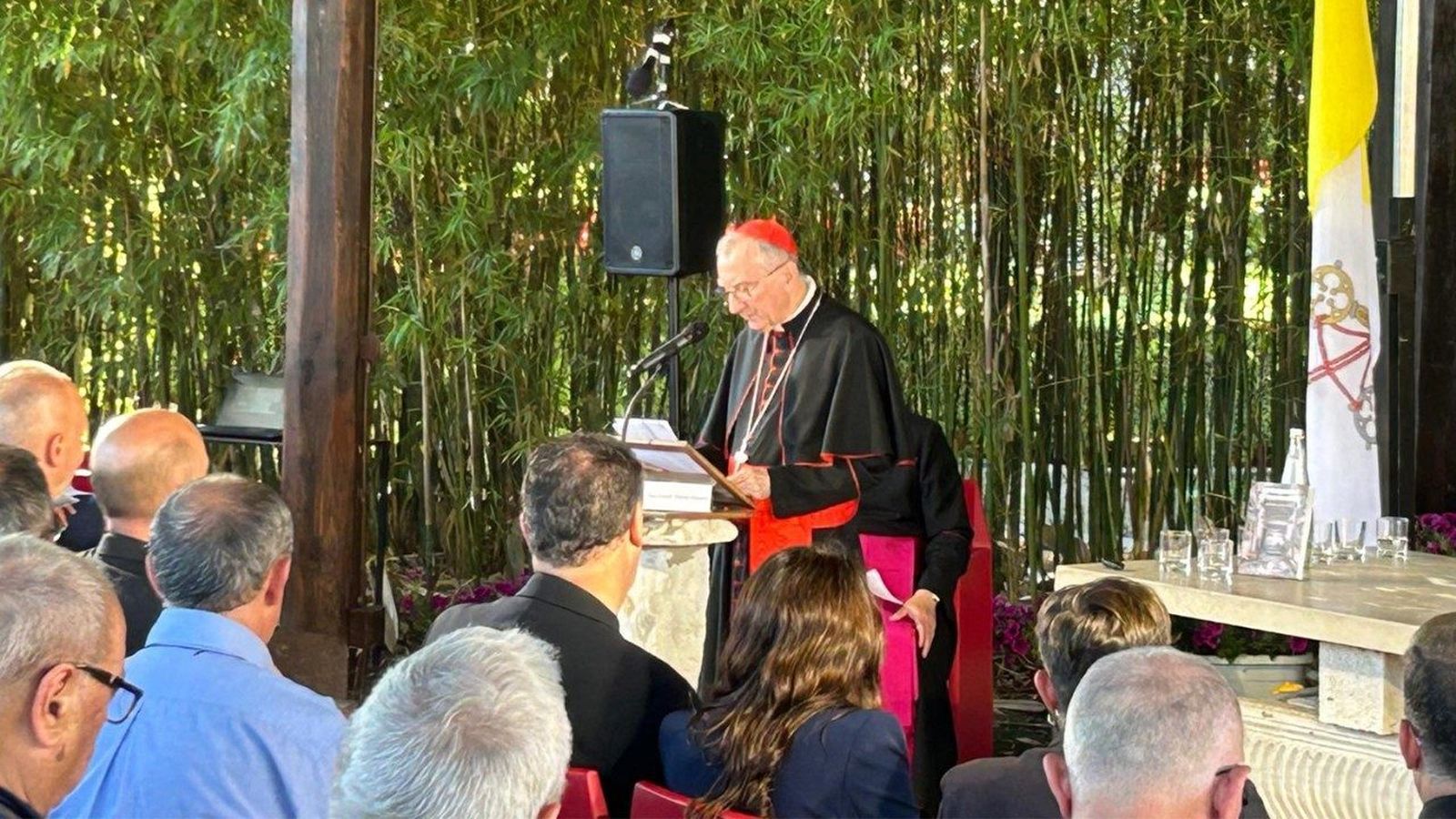 Parolin, en un evento en Roma de la Pontificia Comisión de Arqueología Sagrada