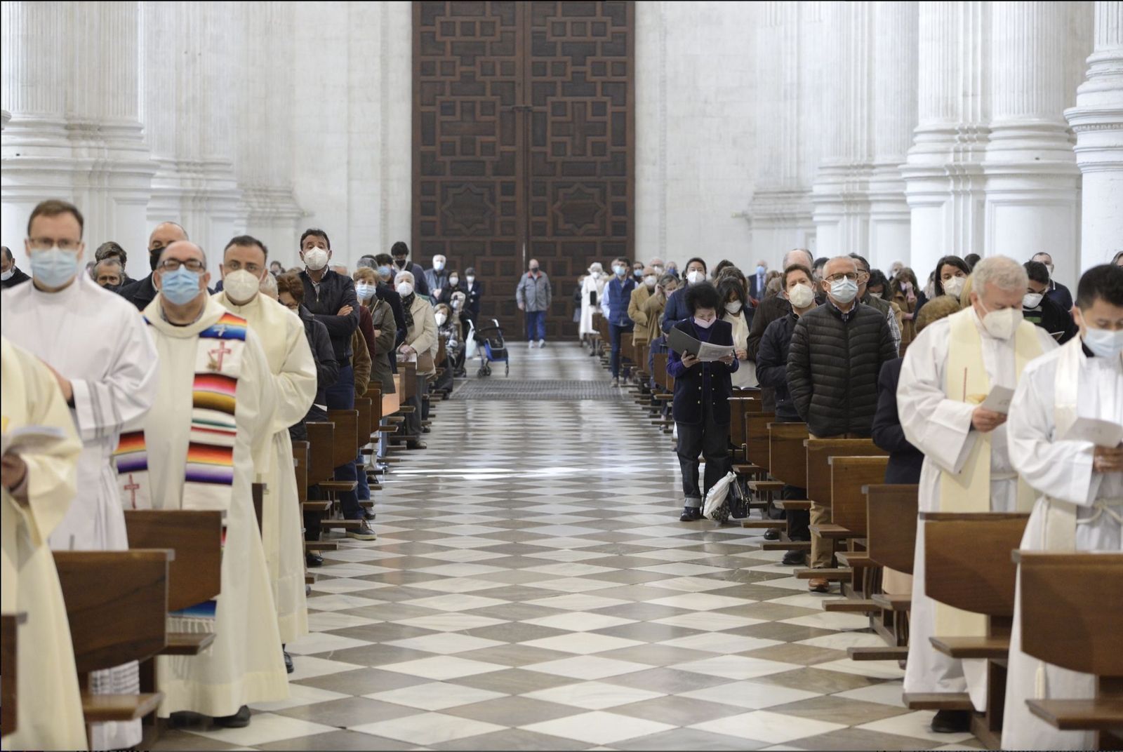 Celebración en la catedral de Granada