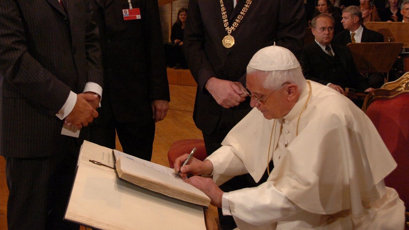 Papa Benedicto XVI. Ratisbona, en 2006