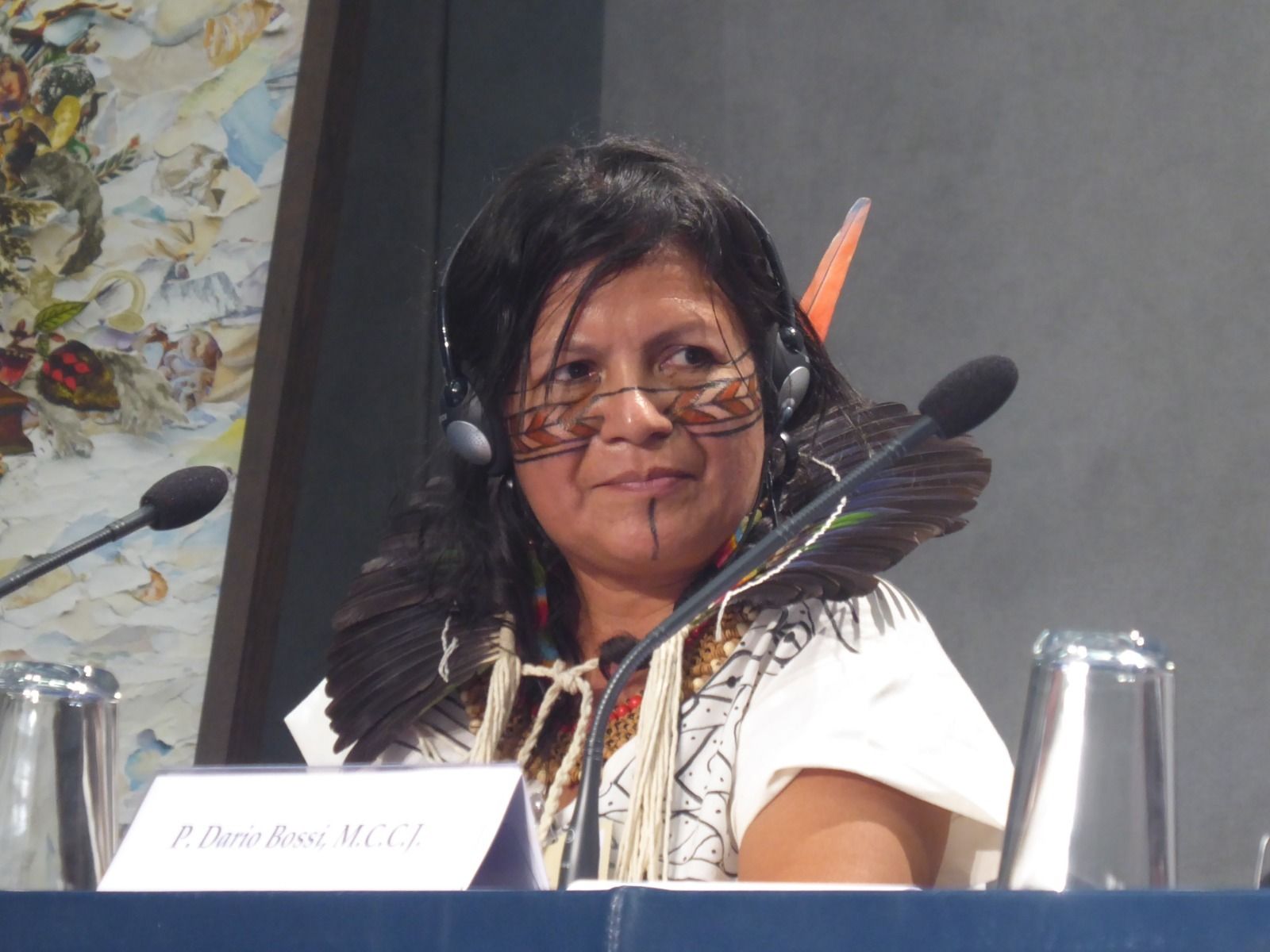 Una de las participantes en el Sínodo