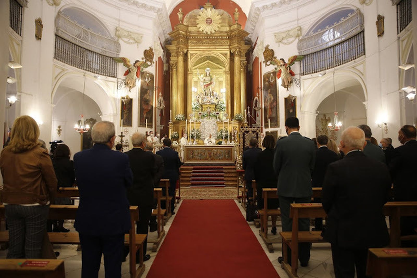 Misa en la Iglesia del Juramento por la festividad del Arcángel de la ciudad