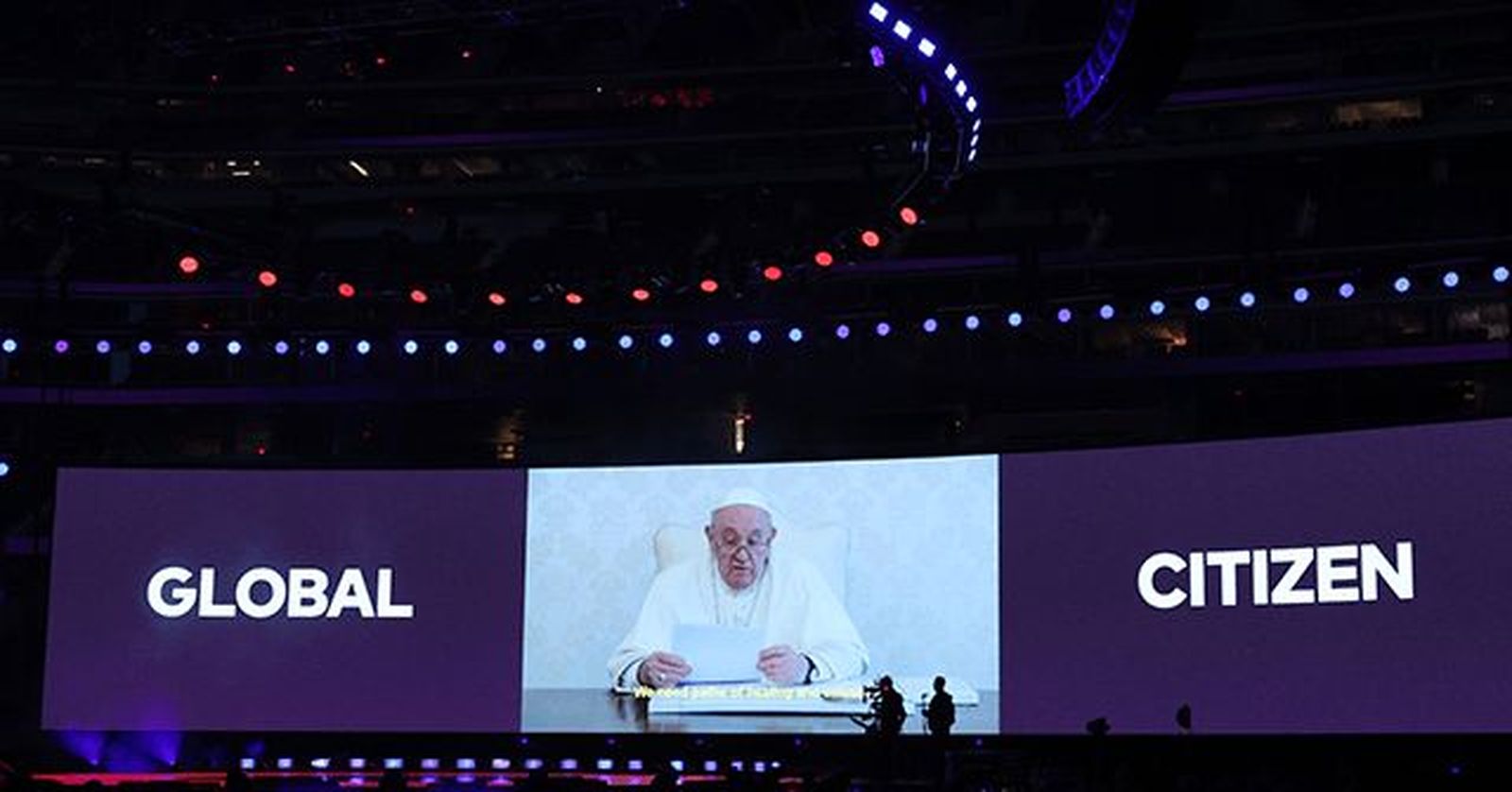 Vídeomensaje del Papa al Vax Live Concert