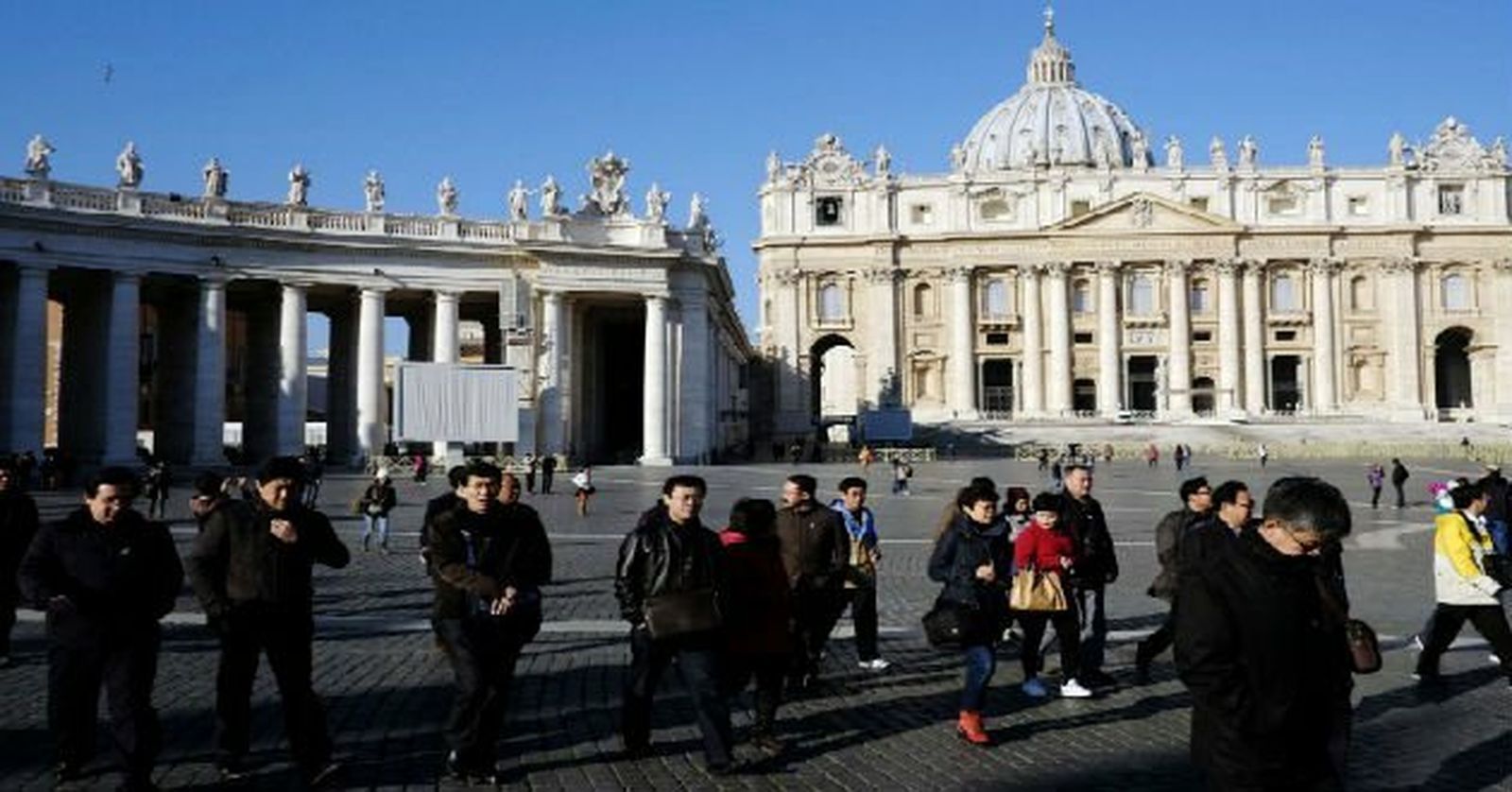 Turistas en el Vaticano