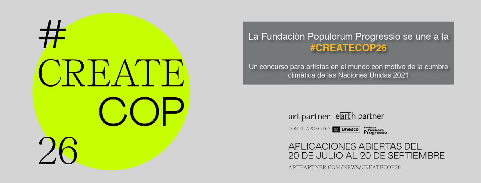 Participa en la #CreateCOP26