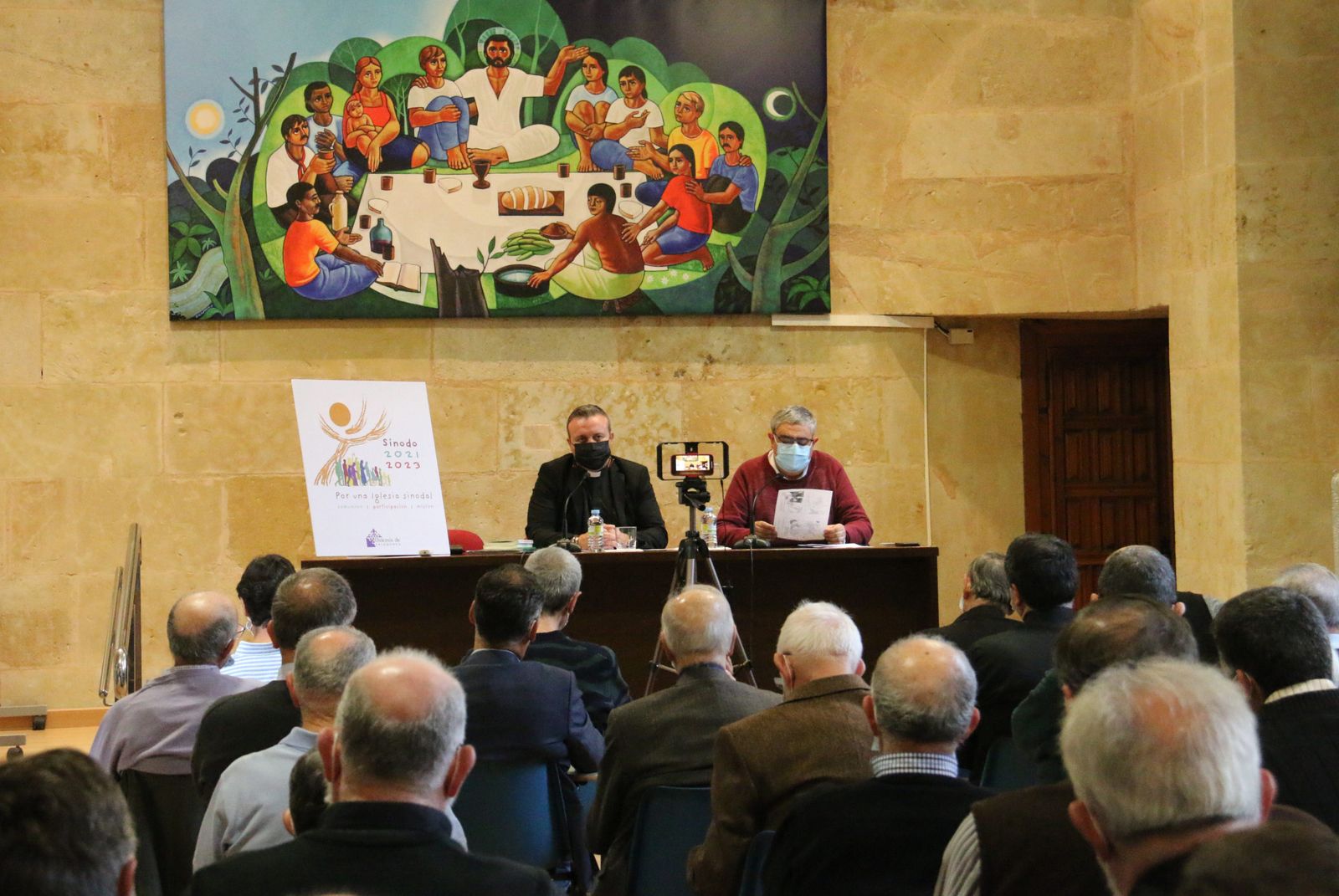 Luis Manuel Romero en la jornada de formación del clero