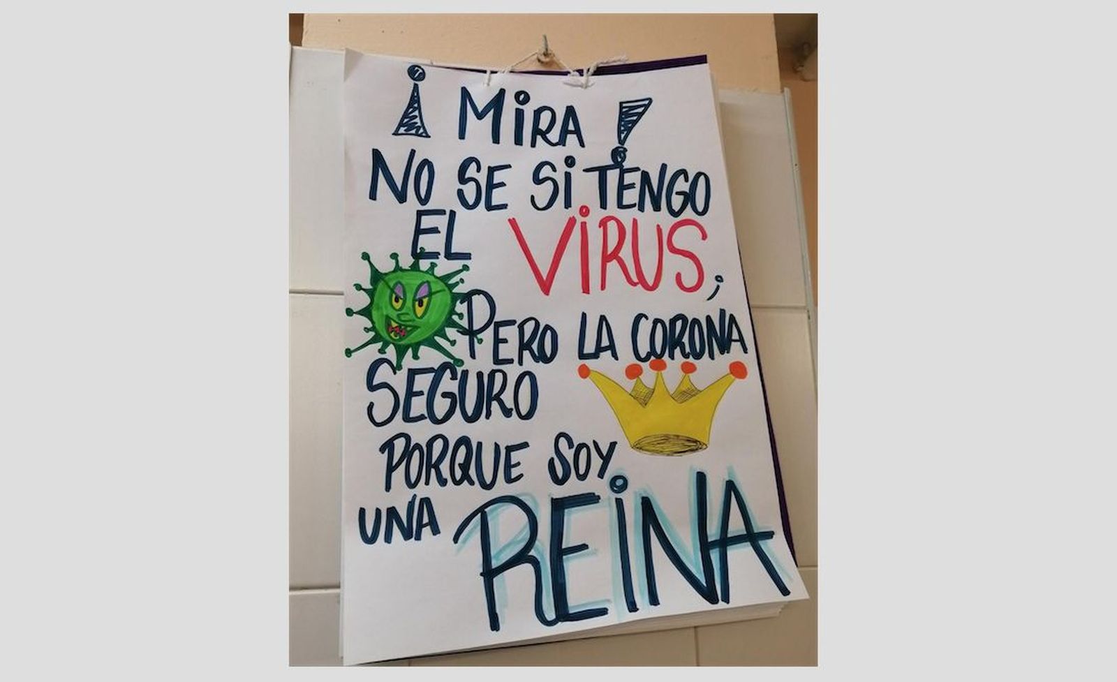 El cartel de CEDIA Mujer. Cáritas Madrid