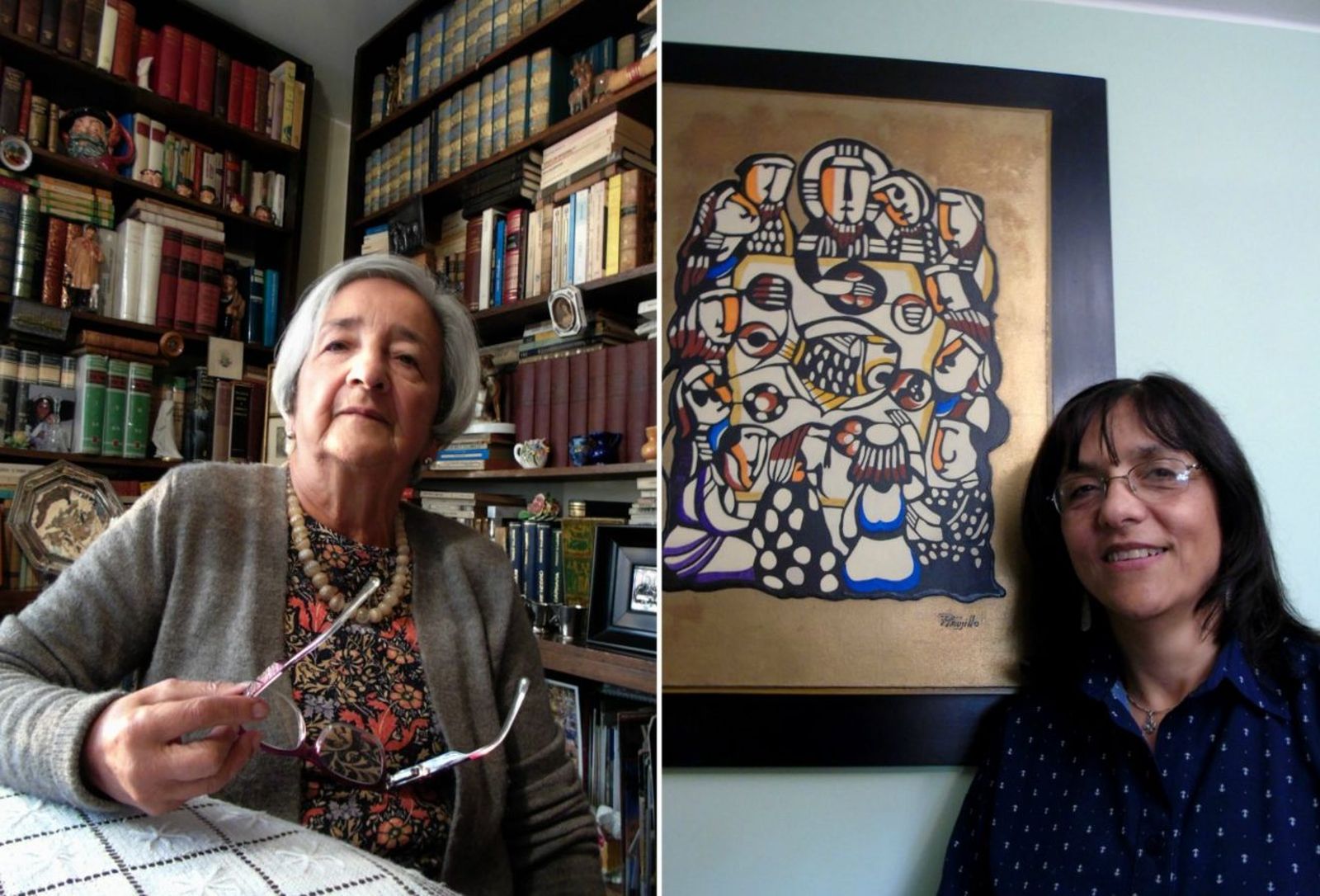 Isabel Corpas y Consuelo Vélez