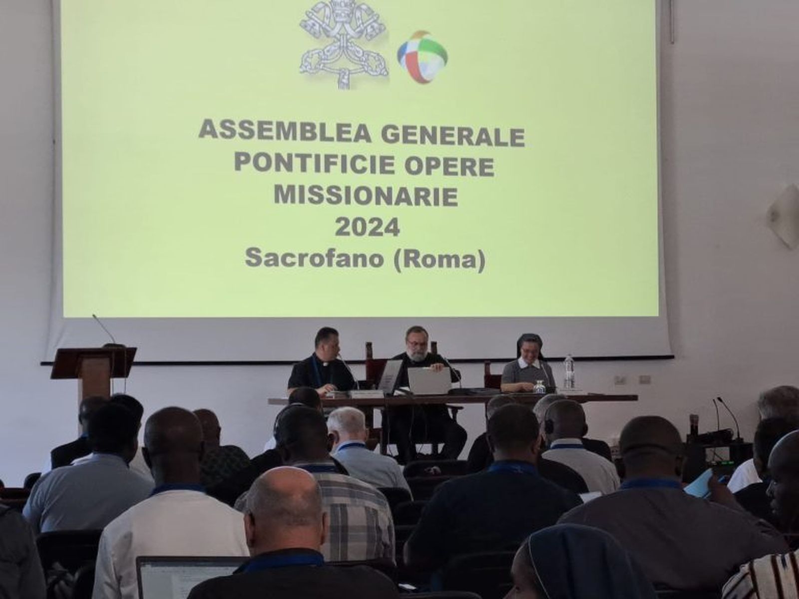 Un momento de la asamblea de las OMP