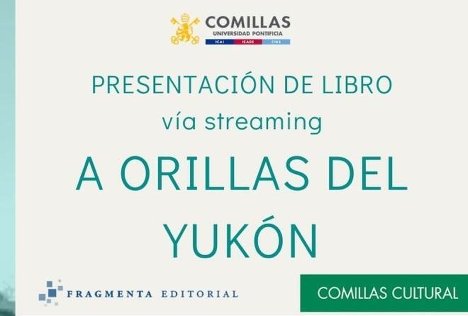 Comillas acoge la presentación de A orillas del Yukón, de Bert Daelemans, sj.