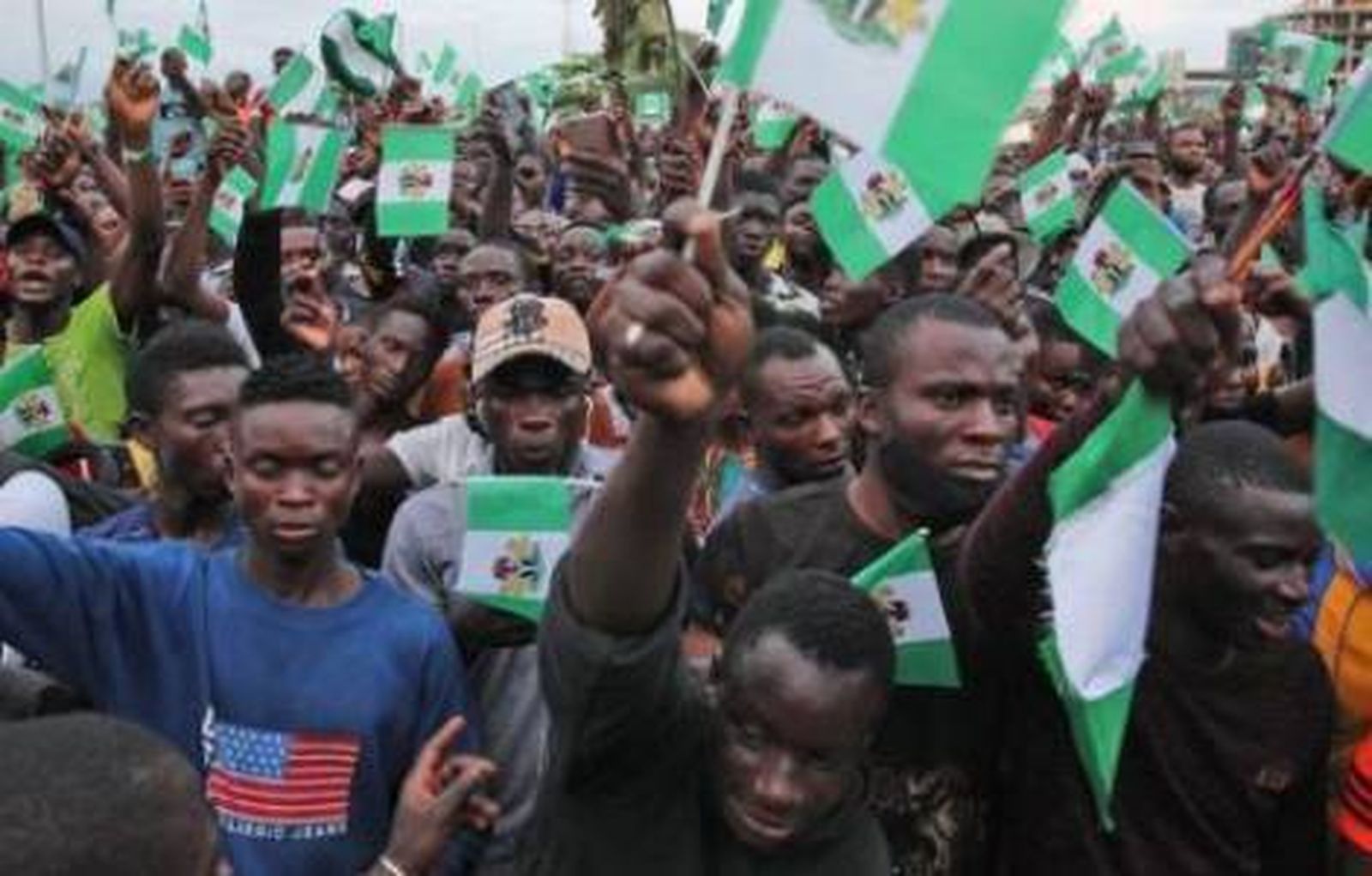 Protestas jóvenes de Nigeria