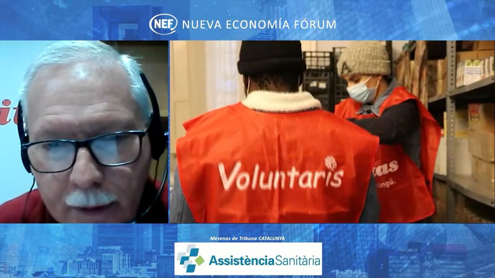 Francesc Roig, en el Fòrum Europa.