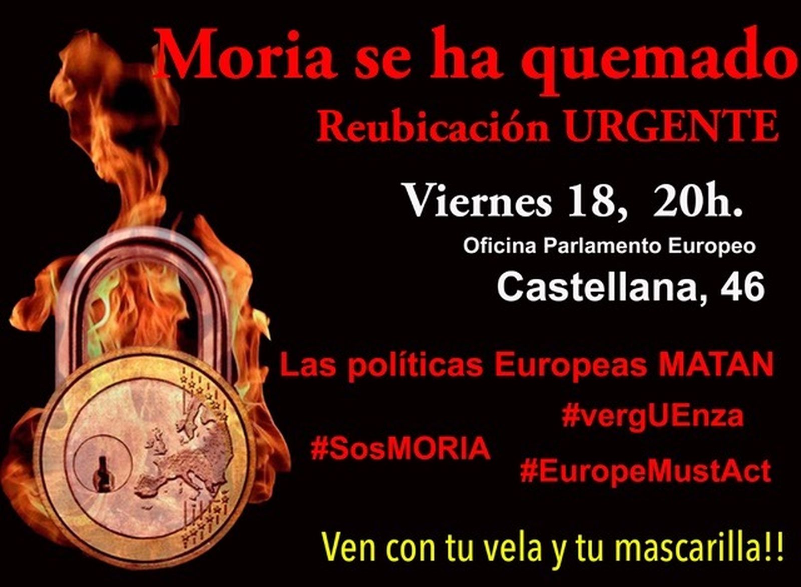 "En Moria, antes del infierno, ya se habían quemado muchas vidas"