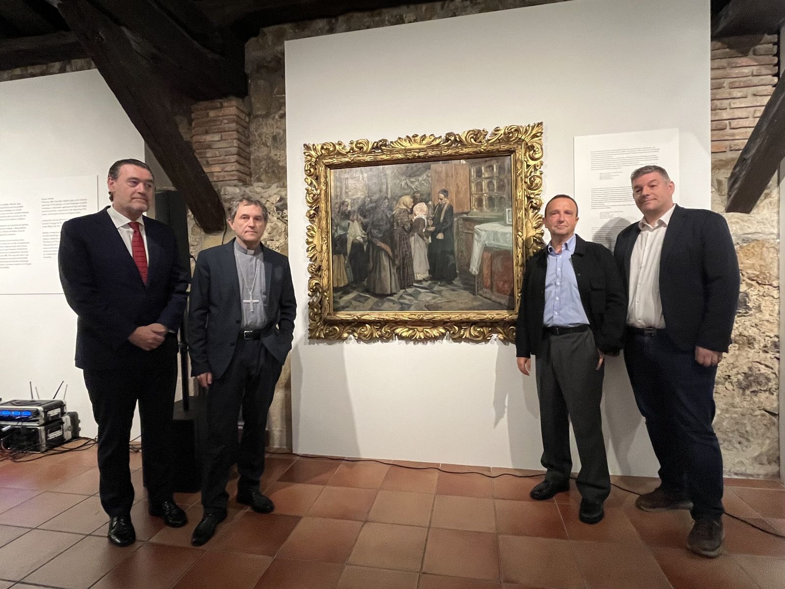 Inauguración  la exposición "Sorolla y las reliquias" en Bilbao