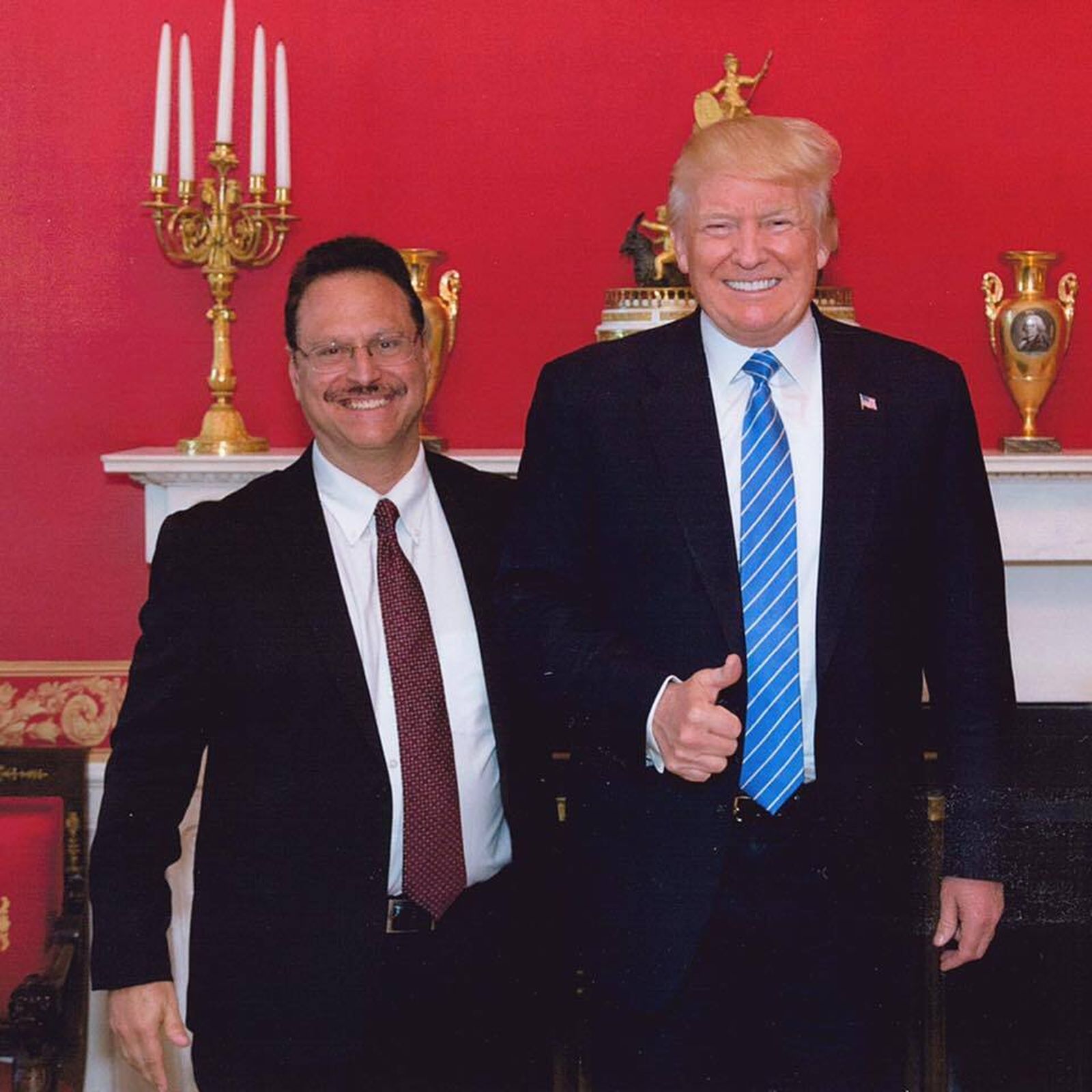 Mario Bramnick con Donald J. Trump