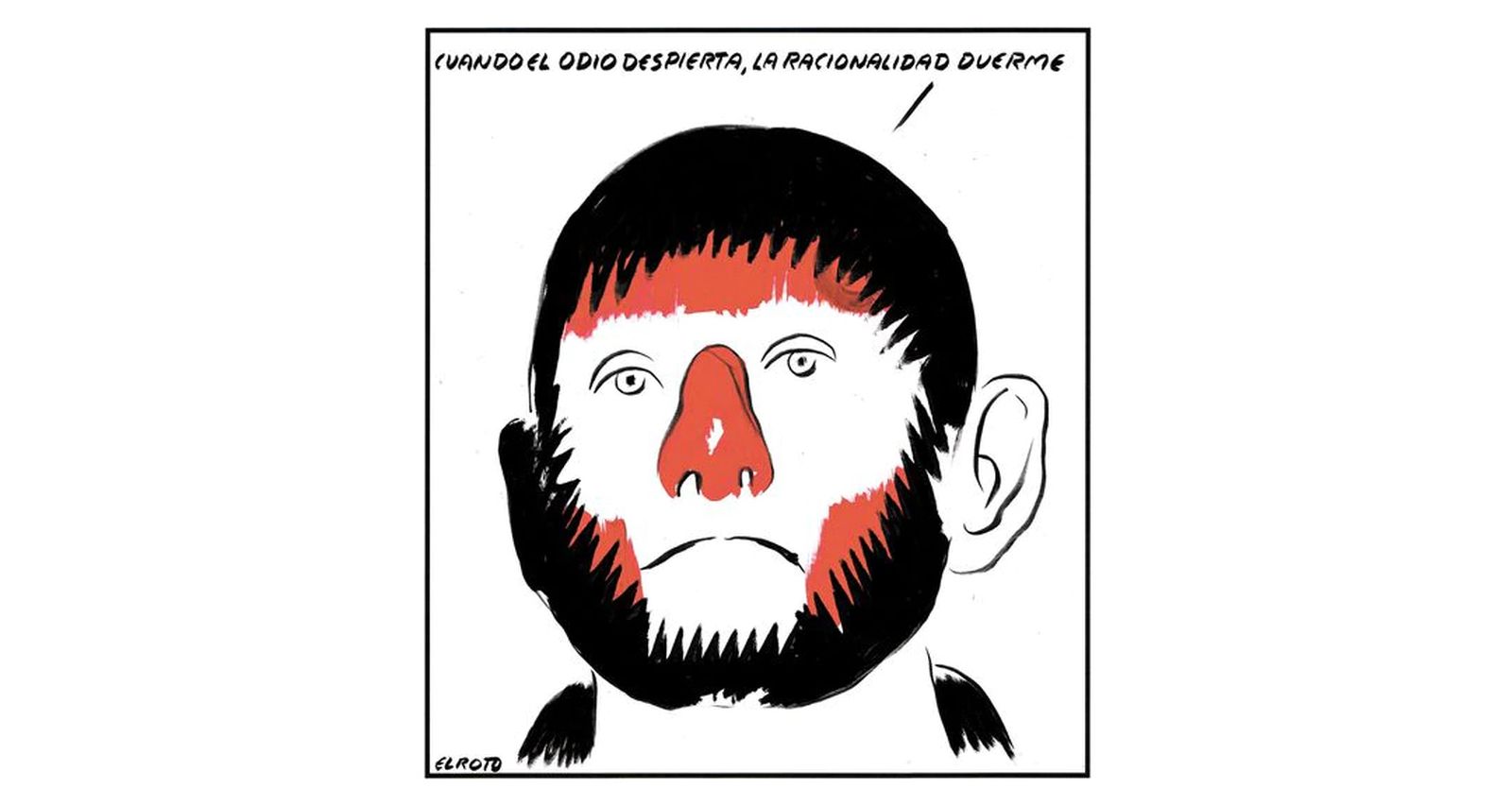 Viñeta sobre el odio de El Roto