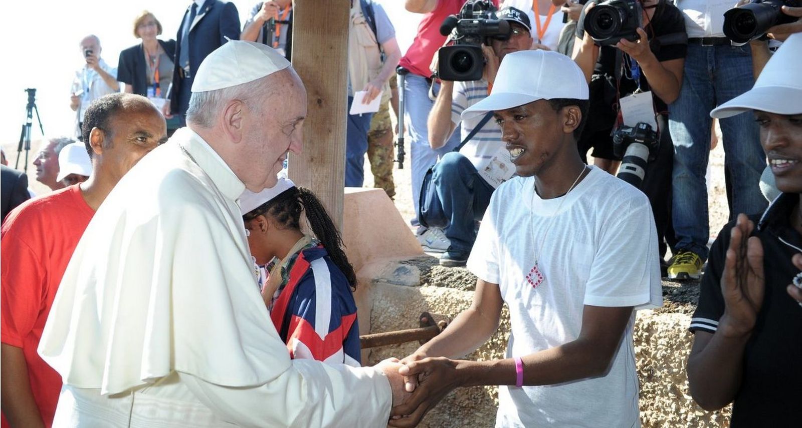El Papa, en Lampedusa