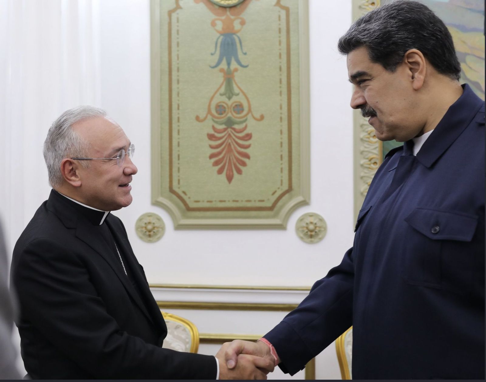 Edgar Peña con Nicolás Maduro