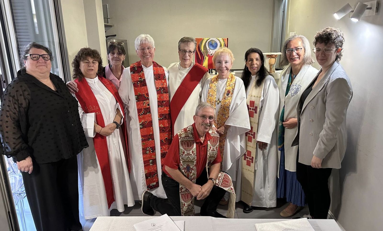 Christina y sus compañeras sacerdotisas