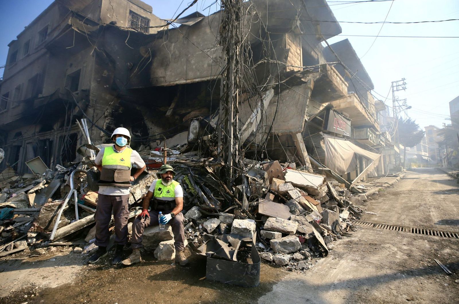 Mercado comercial en Nabatieh, en el sur del Líbano