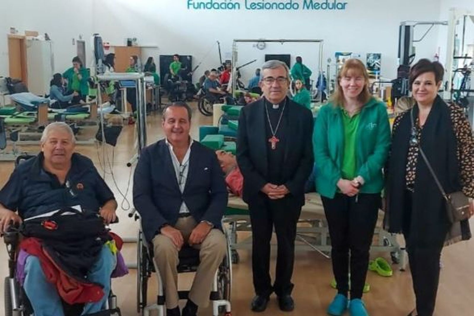 El presidente de la CEE, en la Fundación del Lesionado Medular