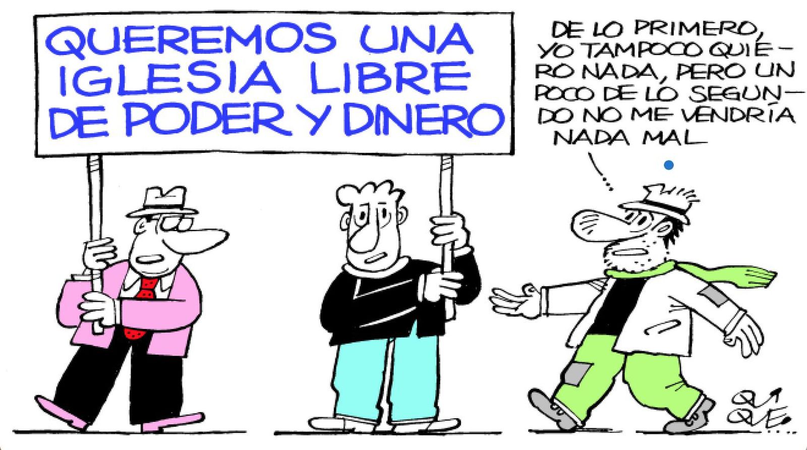 Iglesia sin poder ni dinero