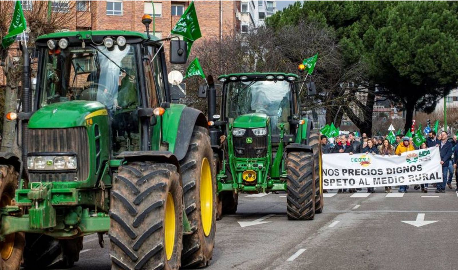 La crisis del campo español