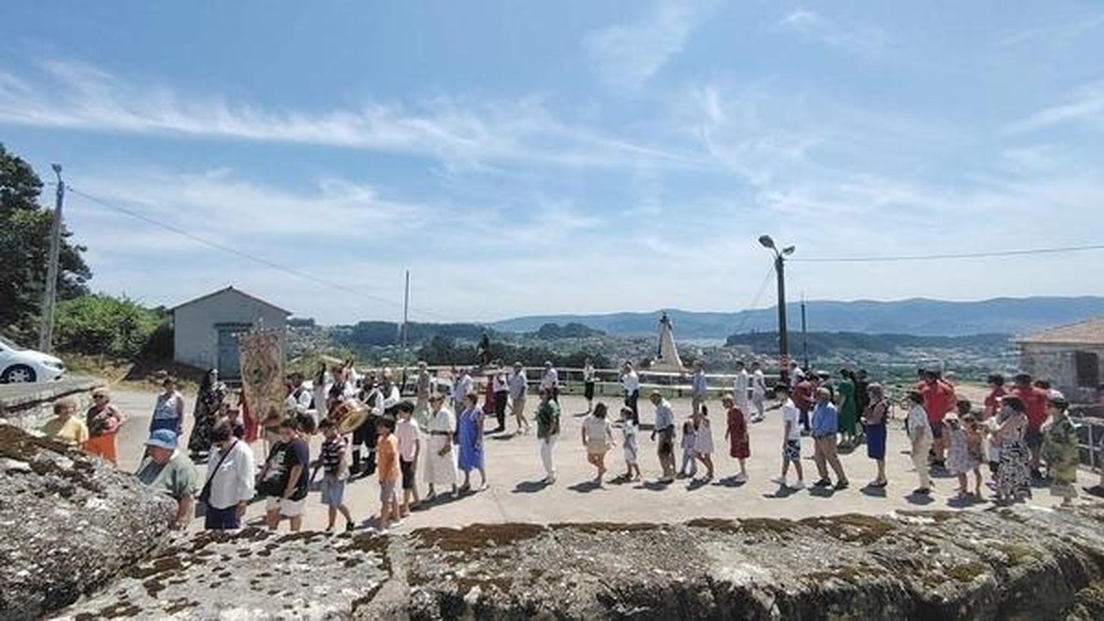 Procesión de la Virgen del Carmen y San Roque. Bordóns