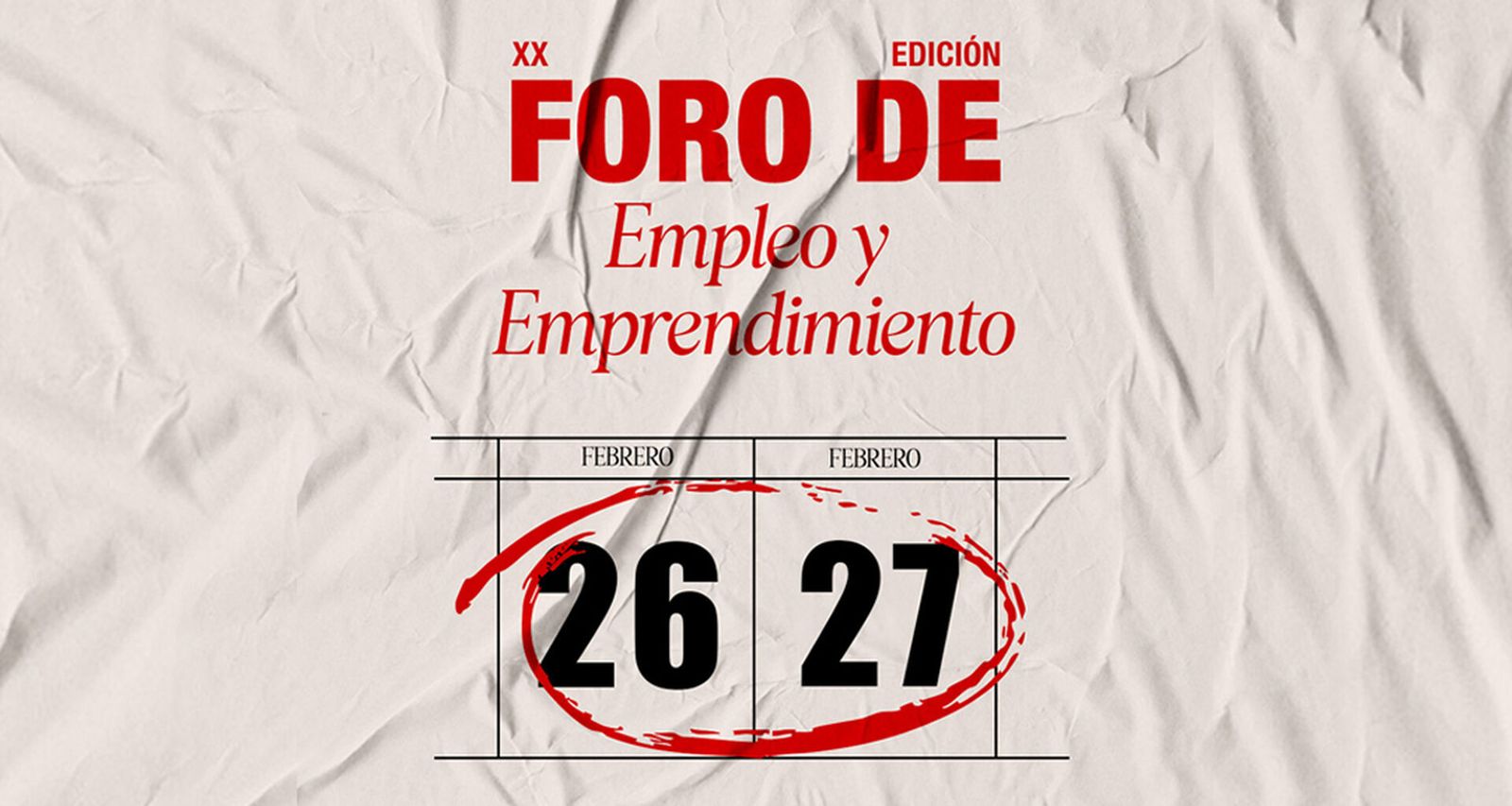 XX Foro de Empleo y Emprendimiento. Universidad de Deusto.