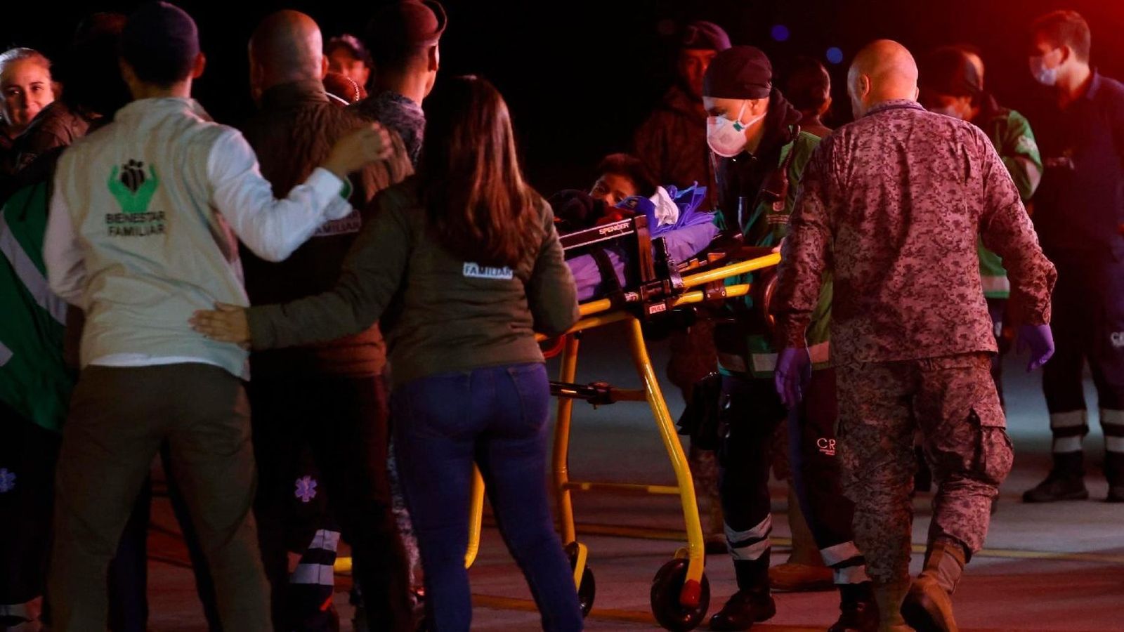 Niños rescatados en la selva colombiana