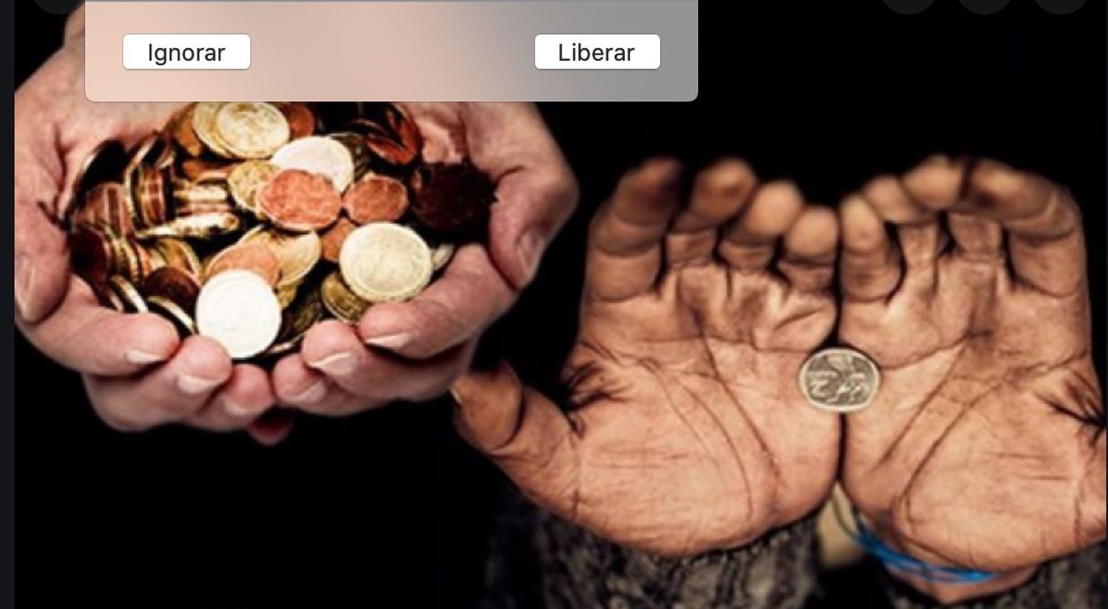 Um mundo  de contradições