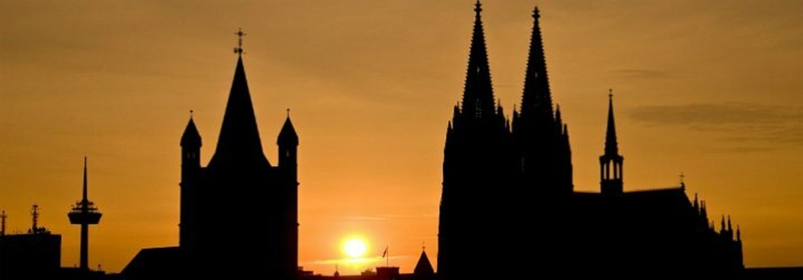 Silueta de la catedral de Colonia