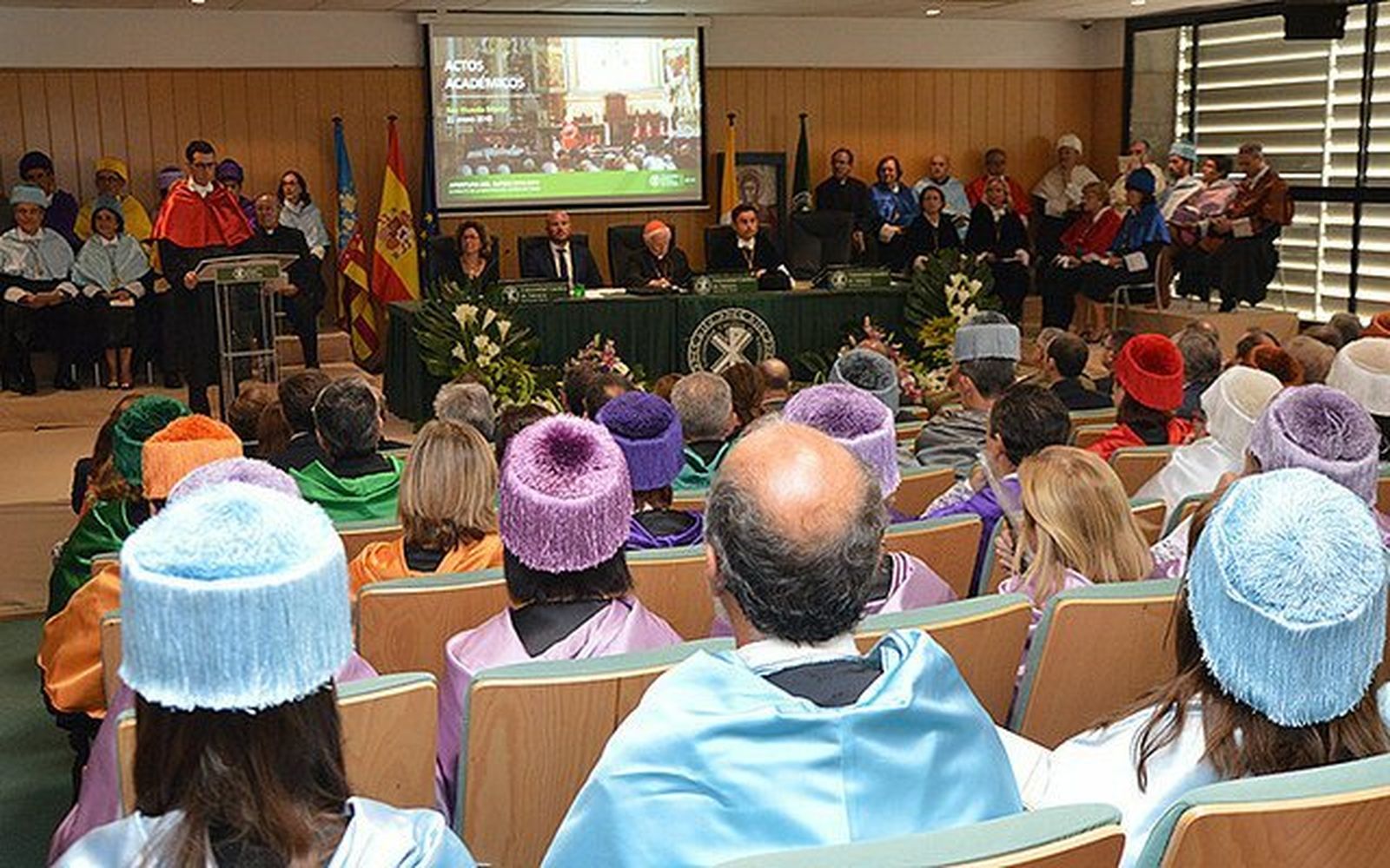 Acto de apertura del curso en la Universidad Católica de Valencia