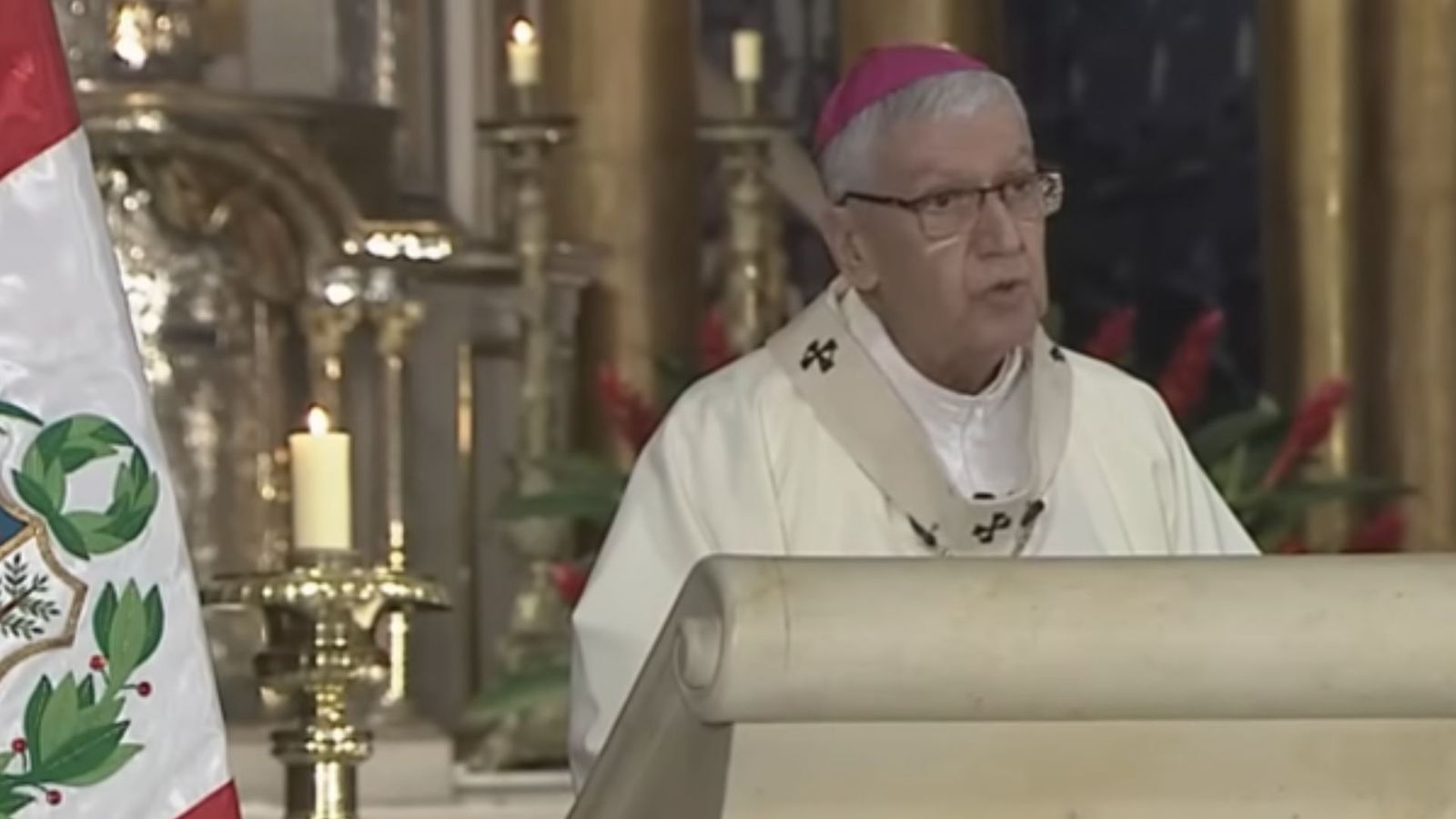 Arzobispode Lima Carlos Castillo llamó a enfrentar los problemas sociales y políticos que aquejan al Perú