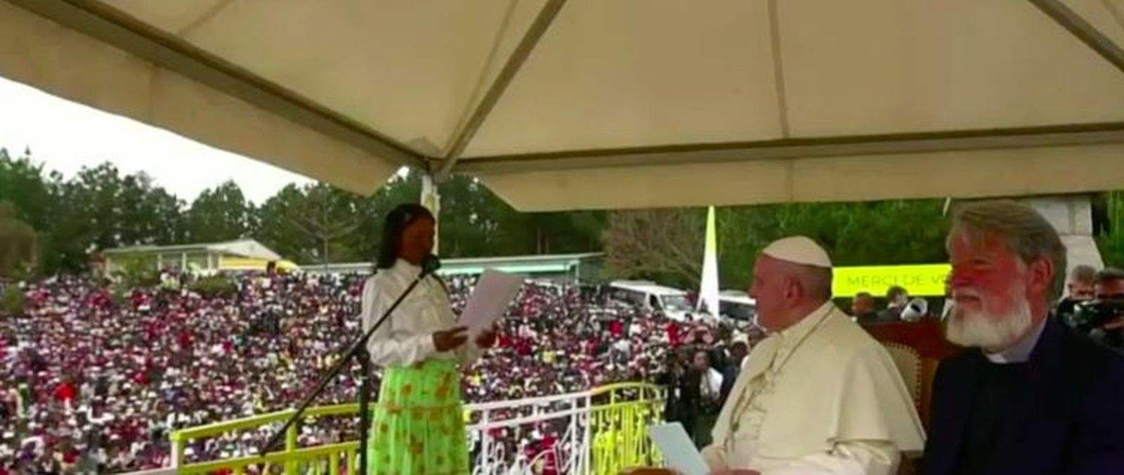 El Papa, en la cantera