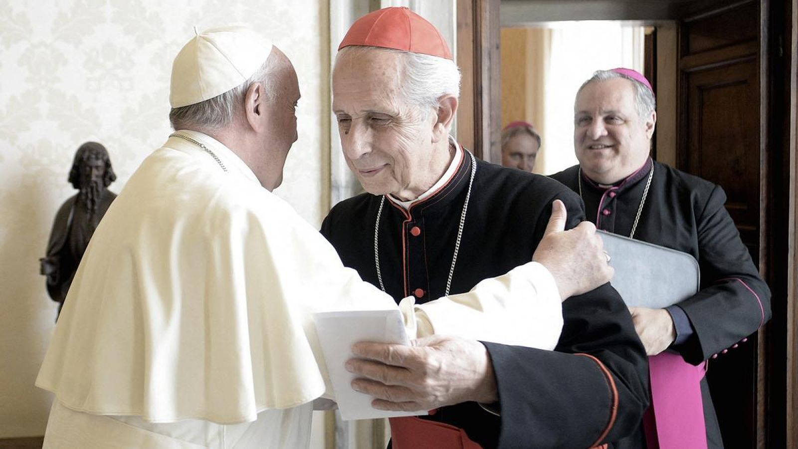 El Papa, con Poli