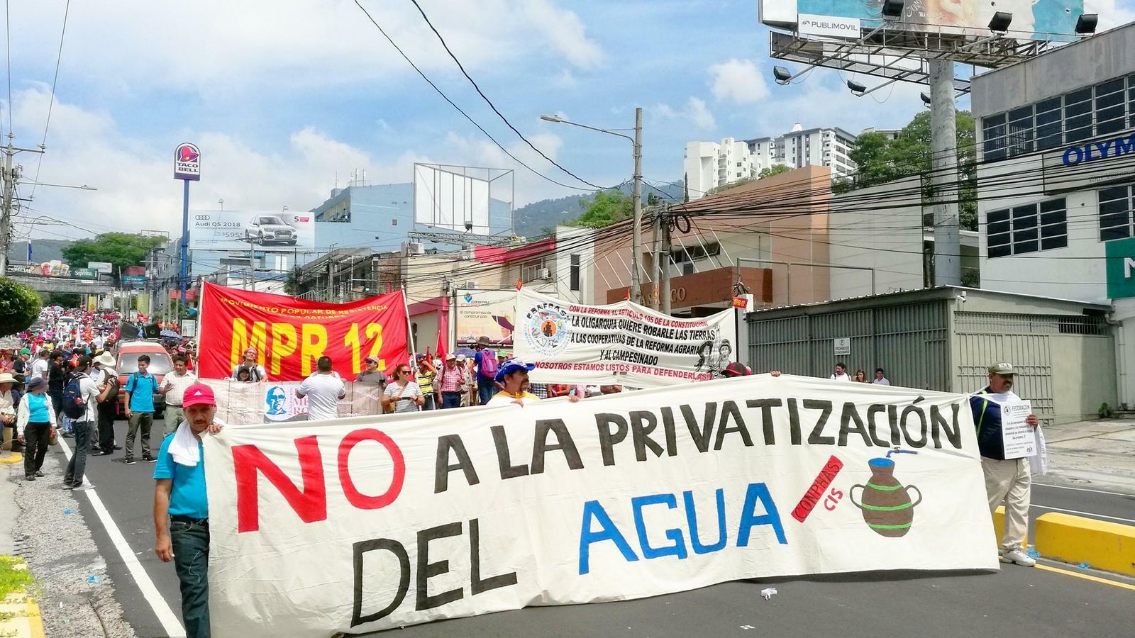 El Salvador, contra la privatización del agua