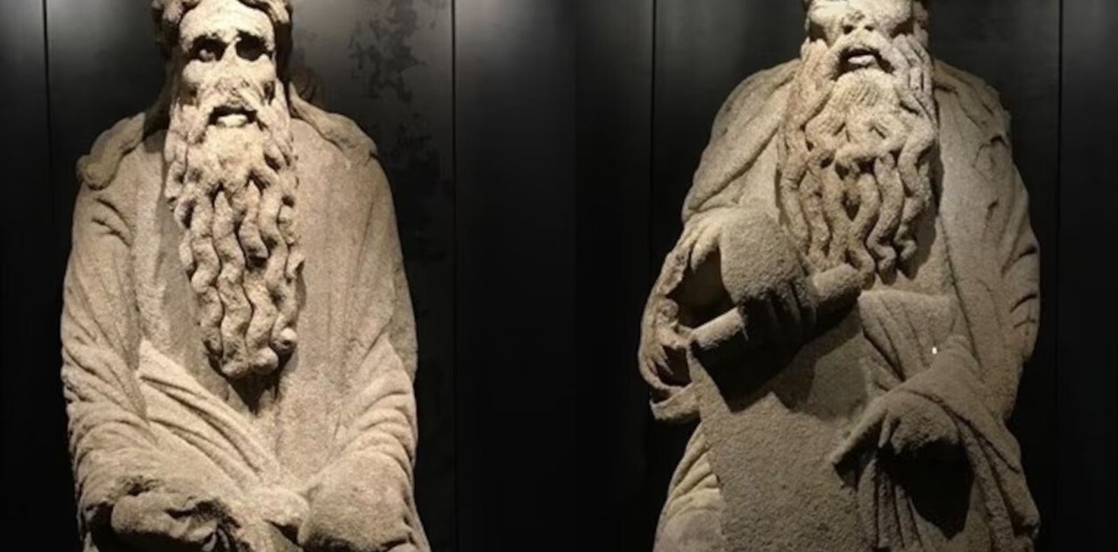 las esculturas de Abraham e Isaac expoliadas por la dictadura franquista