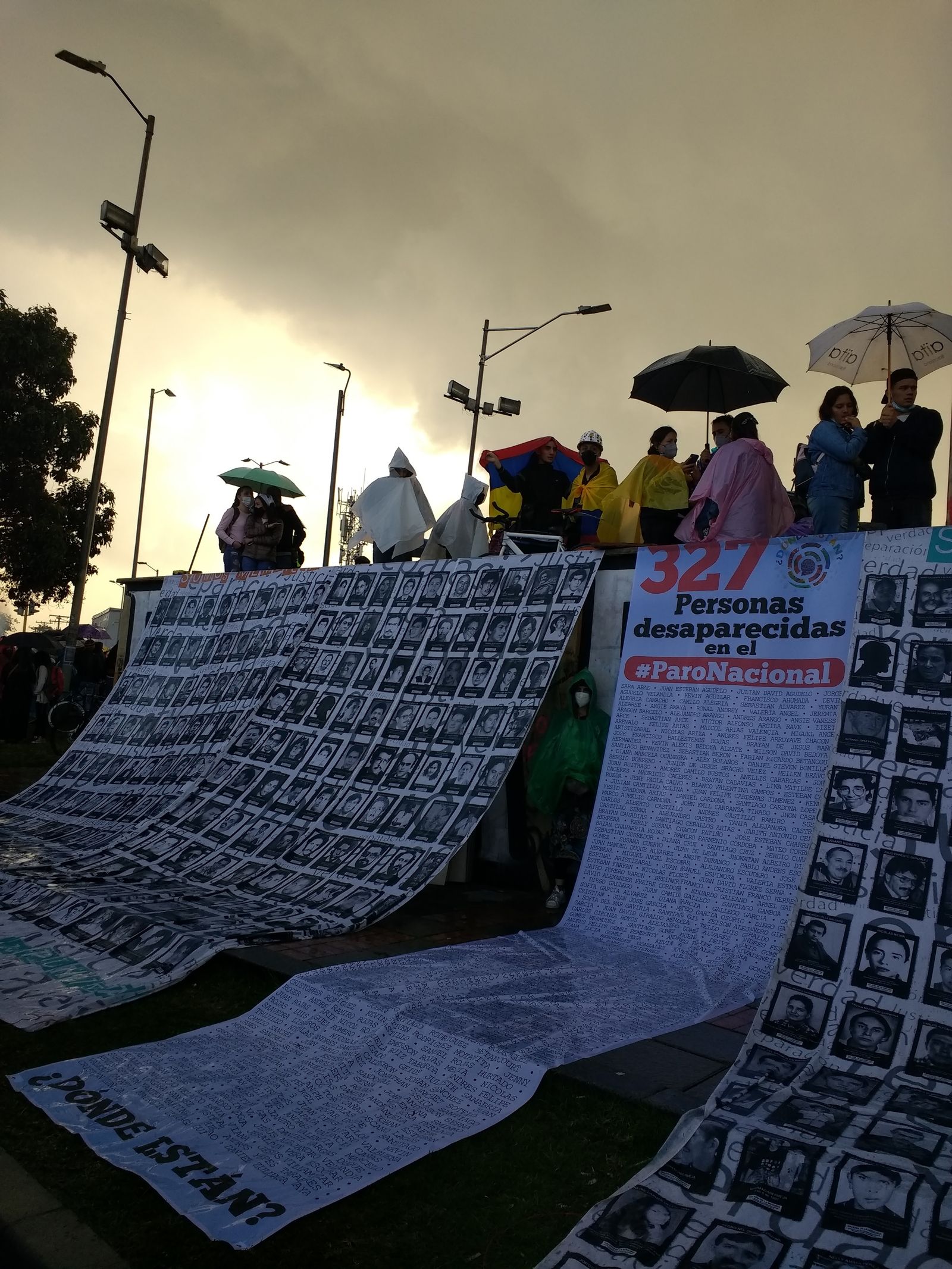 Denuncia sobre la desaparición forzada (Bogotá)