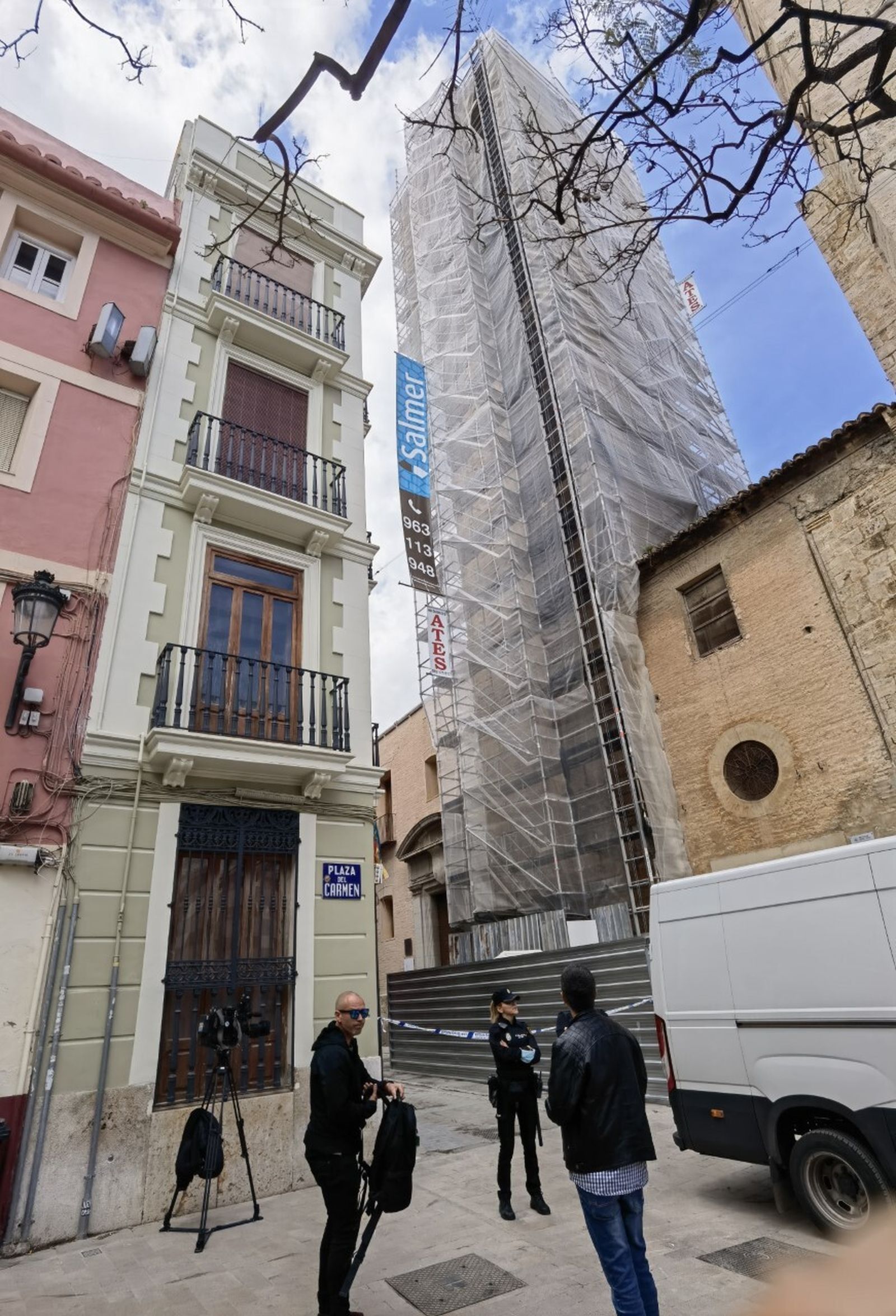 Obras en el campanario