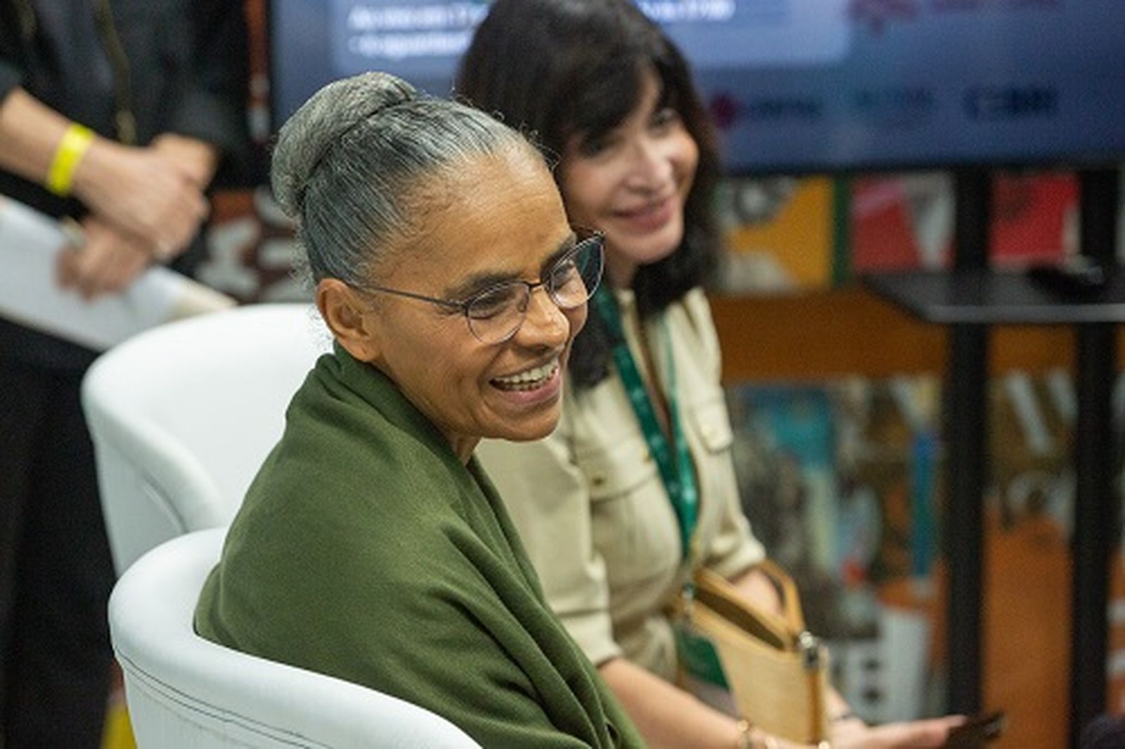 Emilce Cuda y Marina Silva, ministra de Medio Ambiente de Brasil